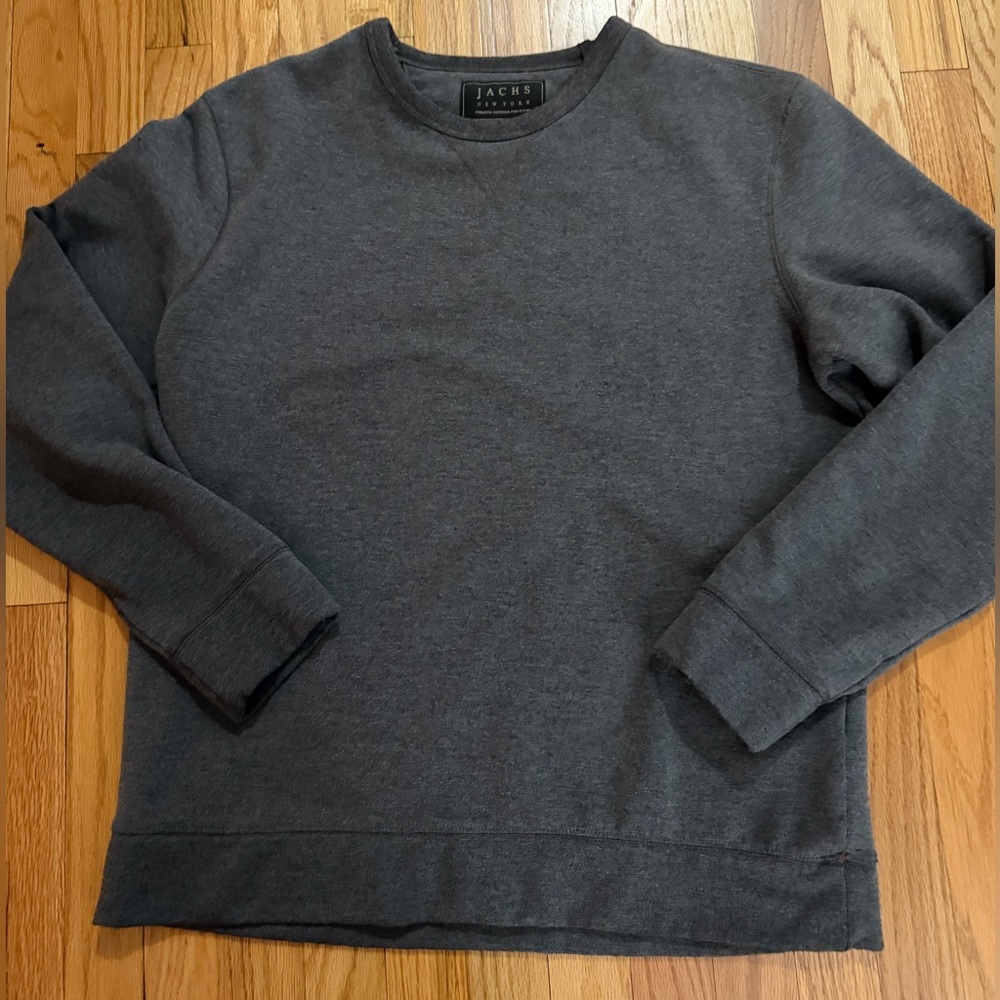 Jachs New York men's gray crewneck sweatshirt